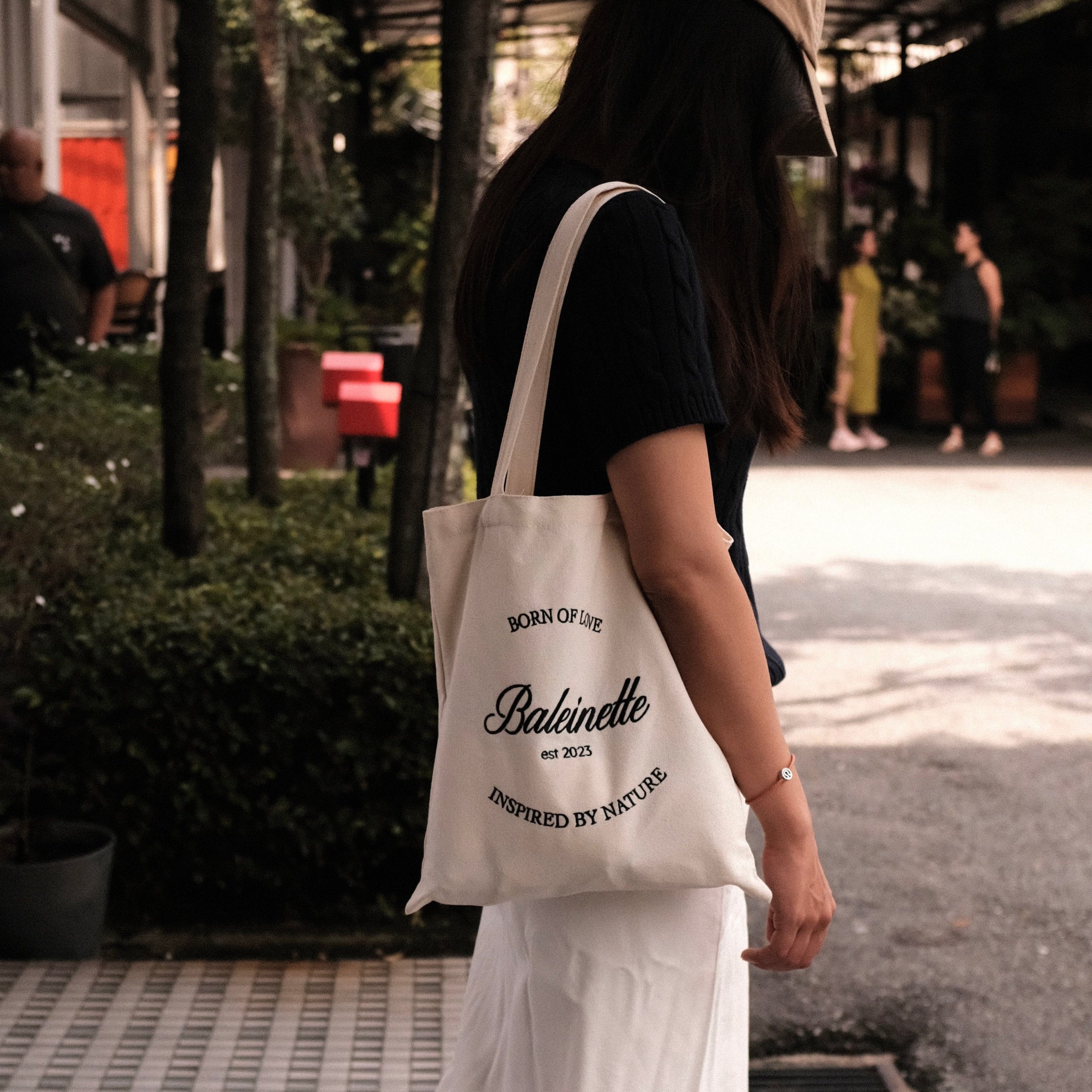 Baleinette Embroidered Tote Bag