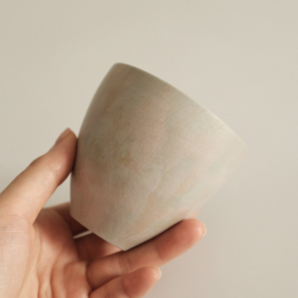 Makoto Saito Palette Pink Blue Tall Cup