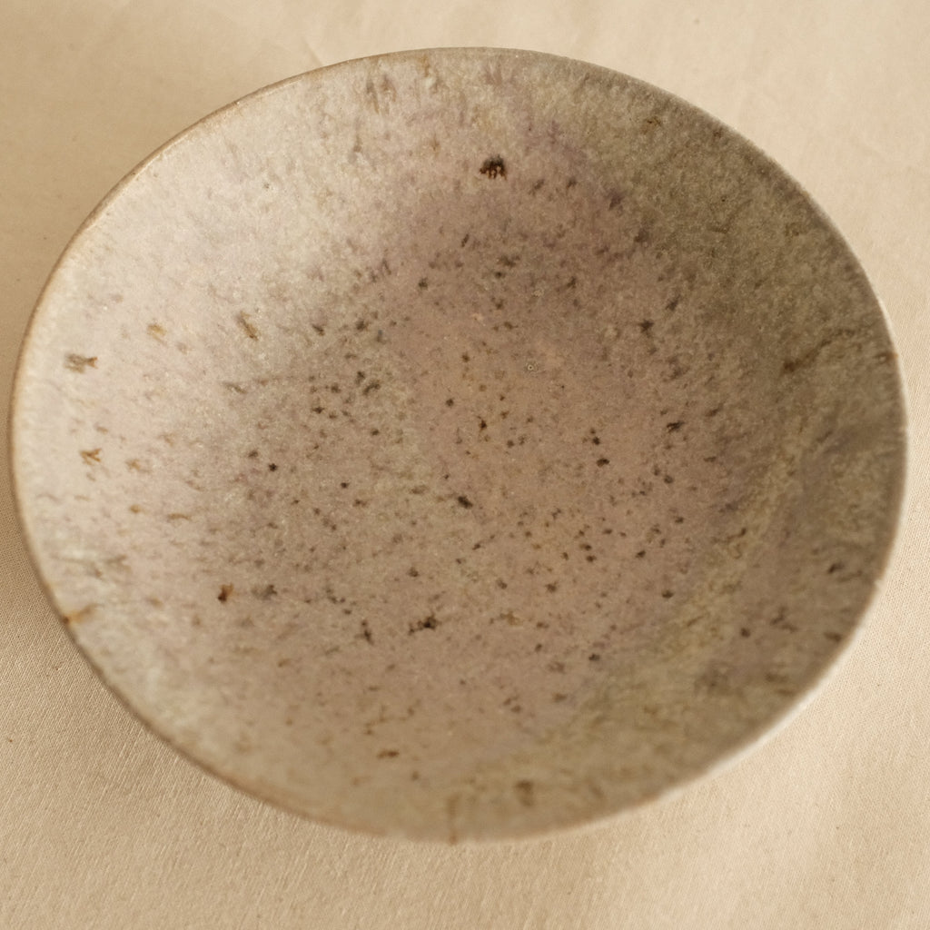 Suzuki Mikumo Spring Soft Pink Green Ceramic Deep Plate