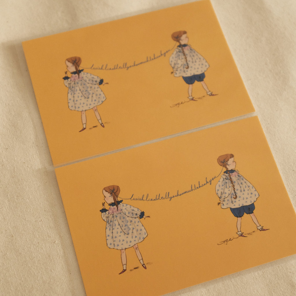 Kurahashi Rei Convey Thank You Postcard