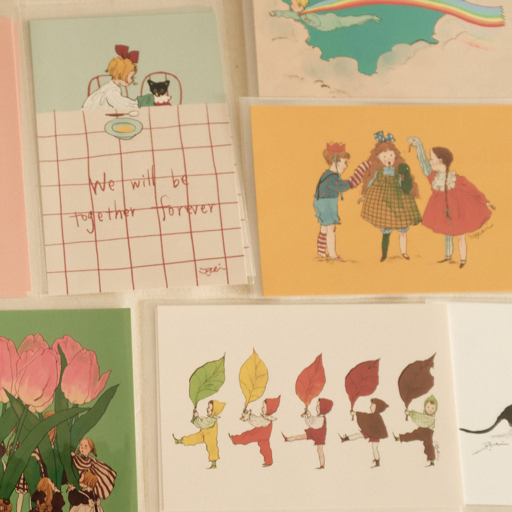 Kurahashi Rei Playing Toys Together Postcard