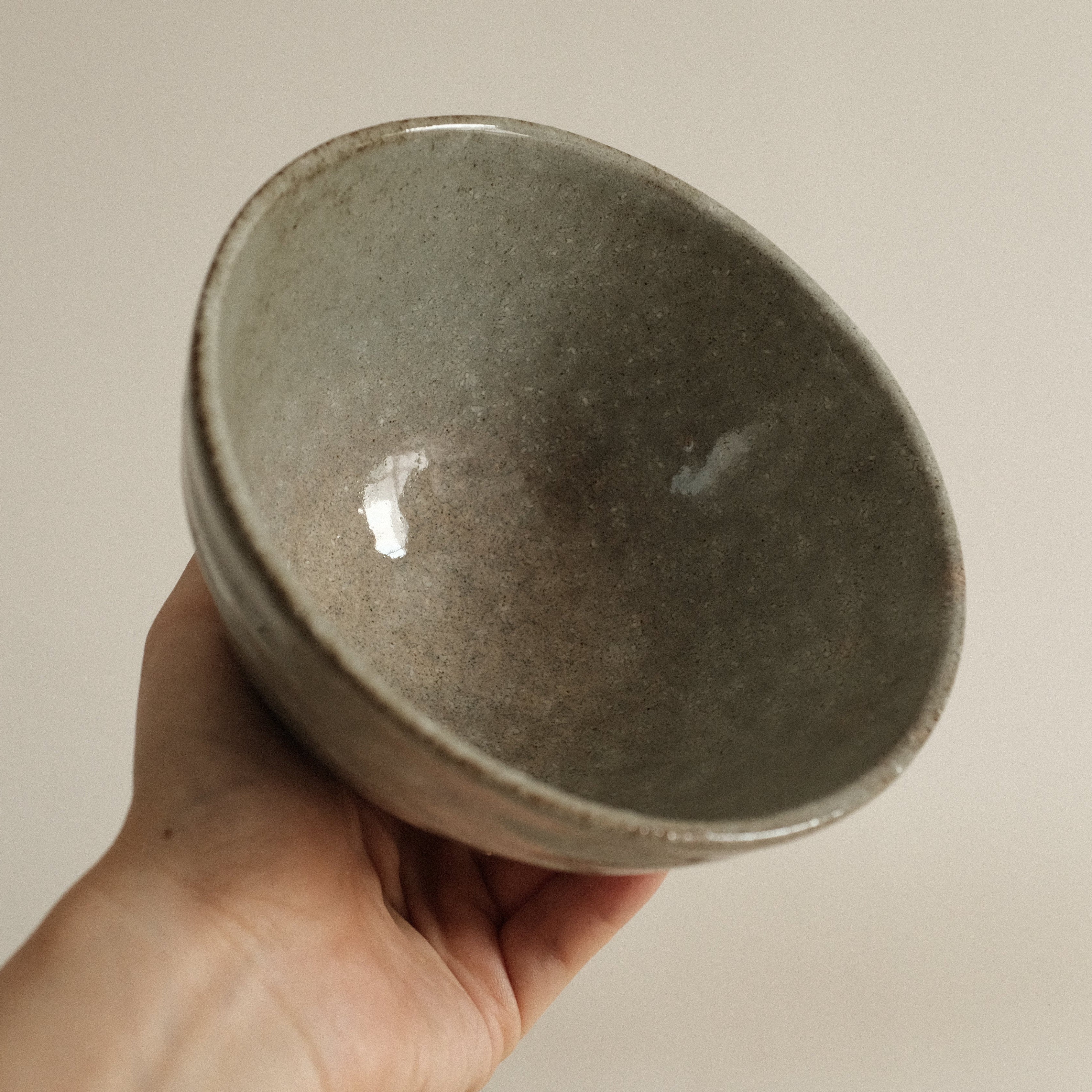 Maruyoshi Japan Jade Blue Kohiki Glaze Chawan Matcha Bowl Minoware