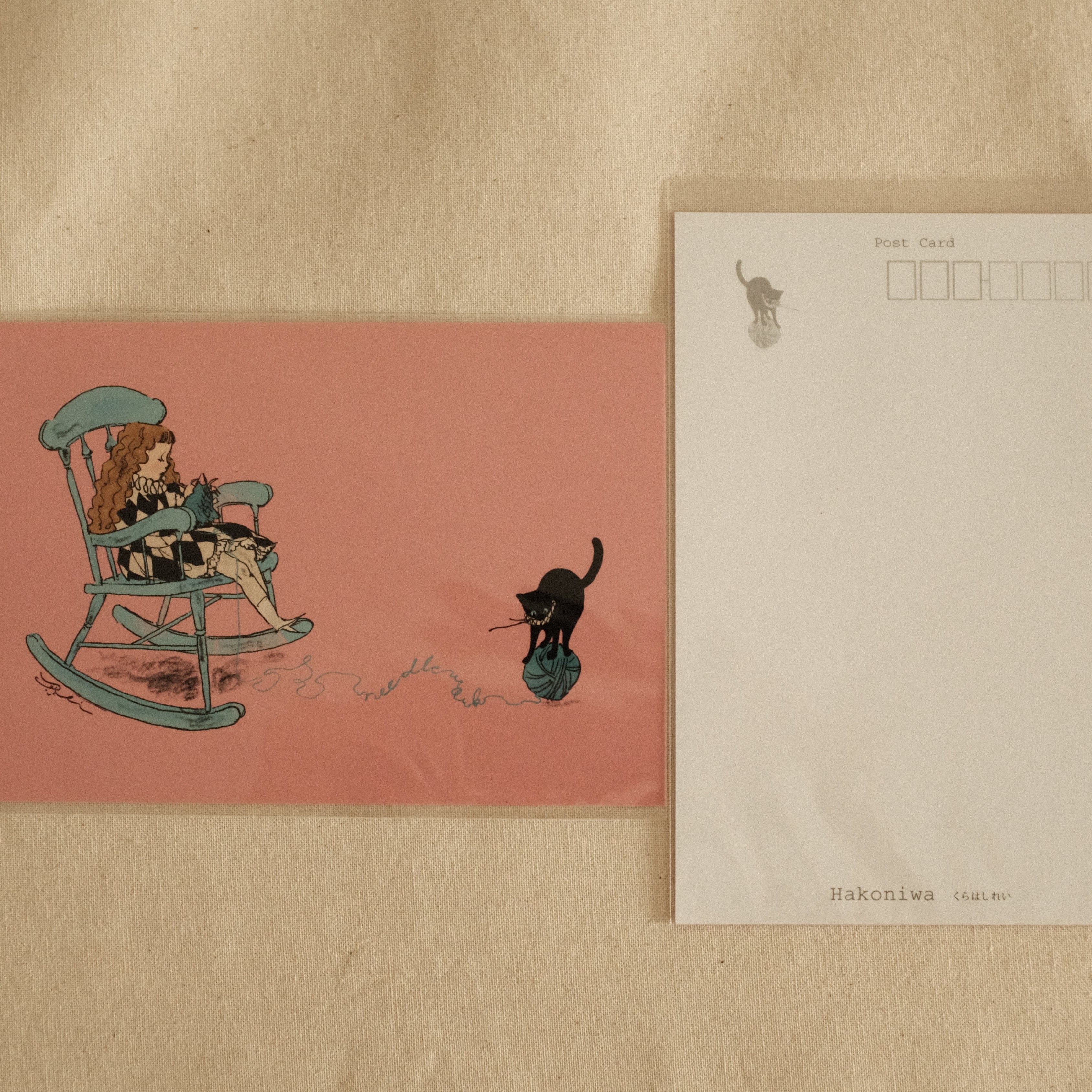 Kurahashi Rei Silent Circus Postcard