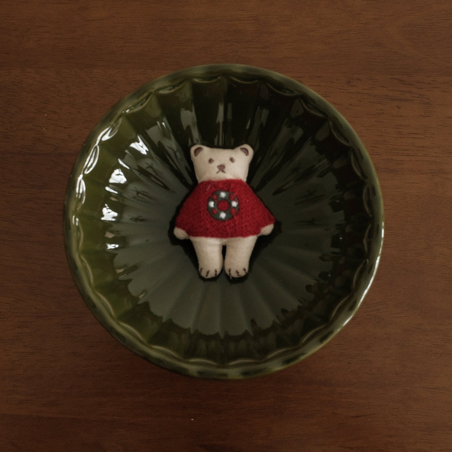 NOELLE Decorative Whimsical Embroidered Felt Brooch Pin