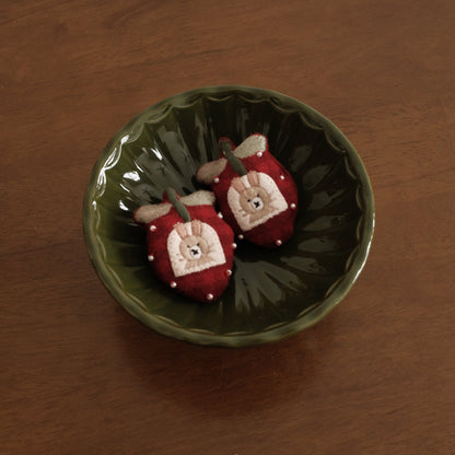 NOELLE Decorative Whimsical Embroidered Felt Brooch Pin