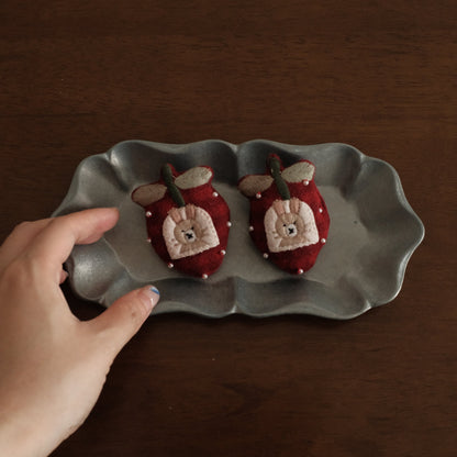 NOELLE Decorative Whimsical Embroidered Felt Brooch Pin