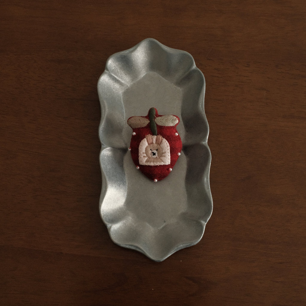 NOELLE Decorative Whimsical Embroidered Felt Brooch Pin