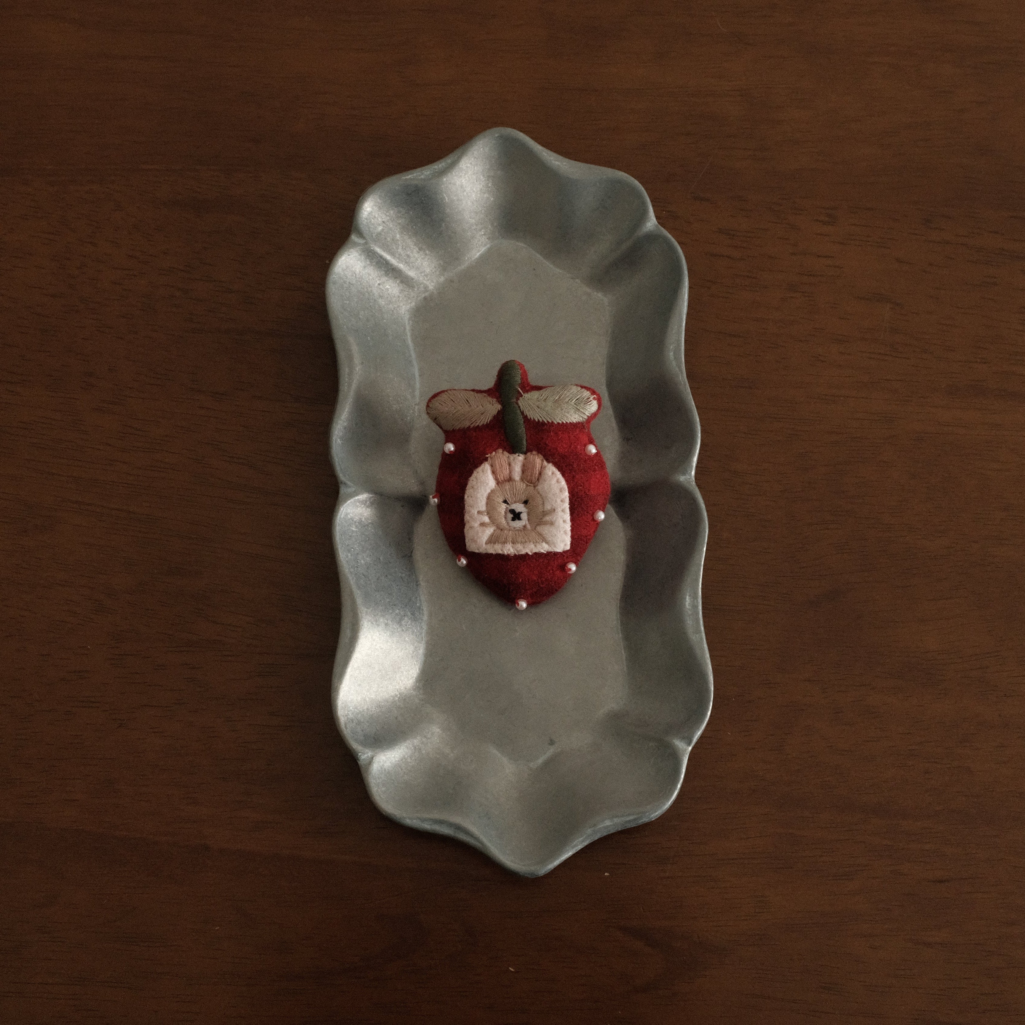 NOELLE Decorative Whimsical Embroidered Felt Brooch Pin