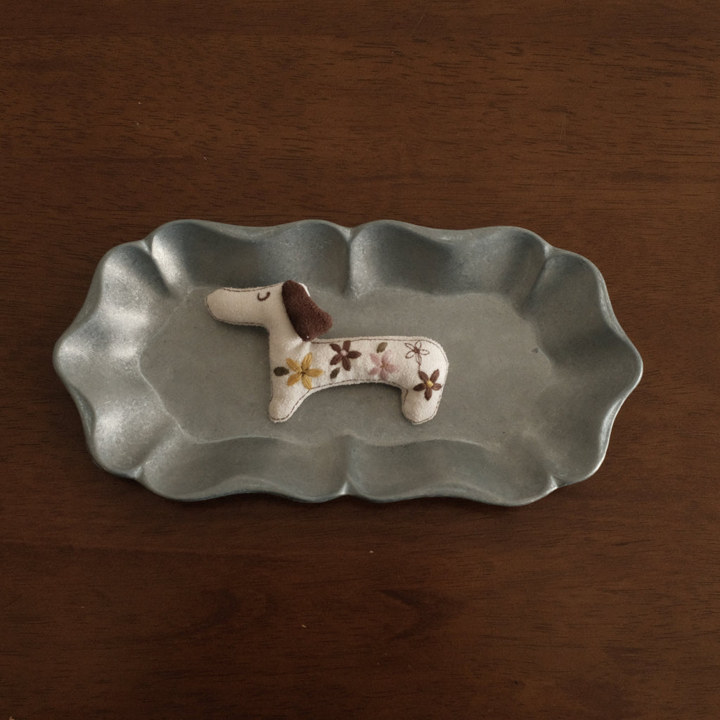 NOELLE Decorative Whimsical Embroidered Felt Brooch Pin