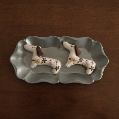 NOELLE Decorative Whimsical Embroidered Felt Brooch Pin