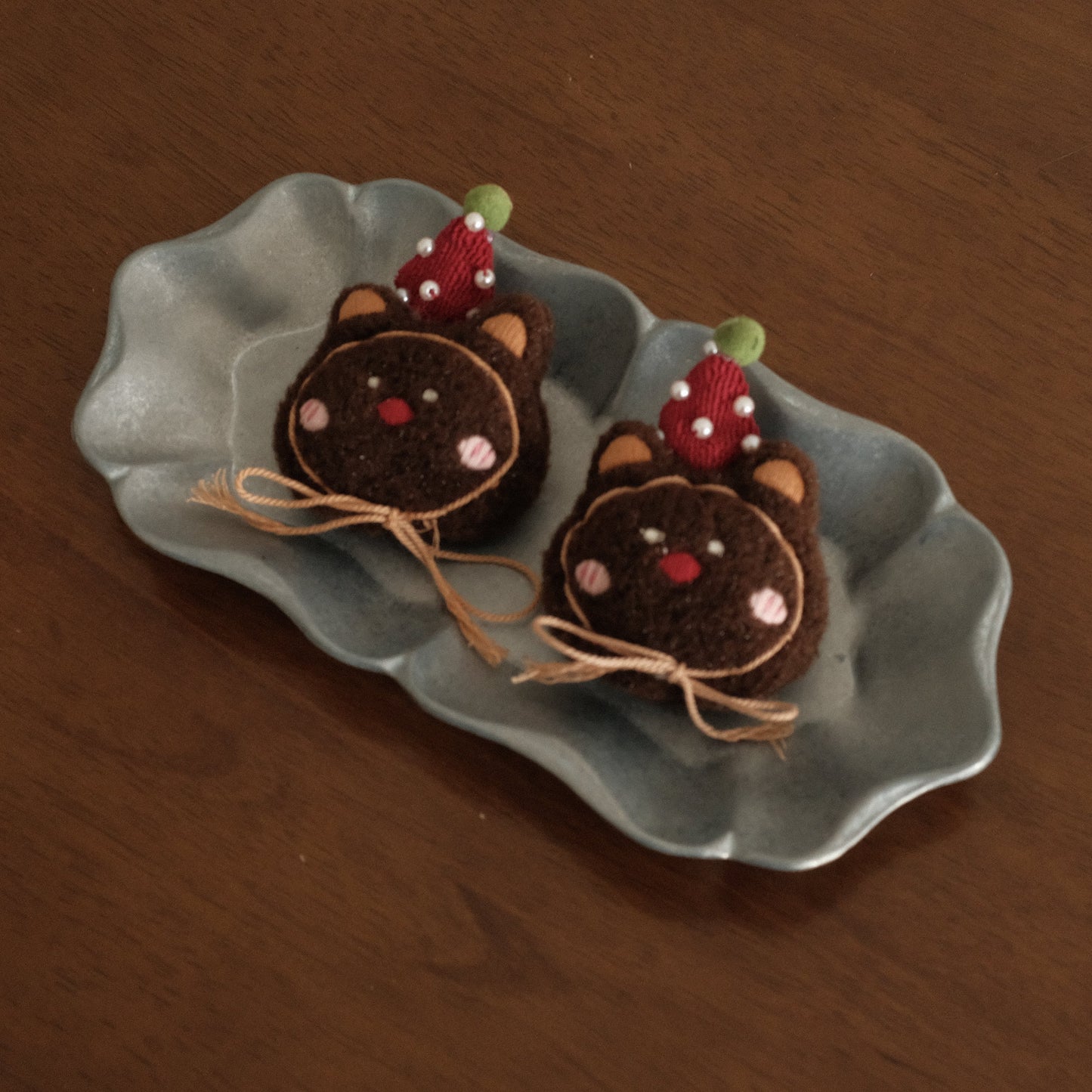 NOELLE Decorative Whimsical Embroidered Felt Brooch Pin