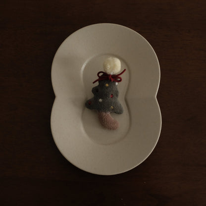 NOELLE Decorative Whimsical Embroidered Felt Brooch Pin