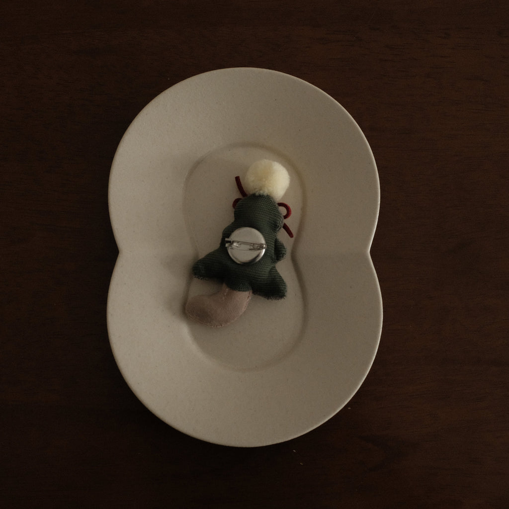 NOELLE Decorative Whimsical Embroidered Felt Brooch Pin