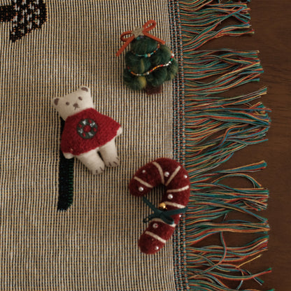 NOELLE Decorative Whimsical Embroidered Felt Brooch Pin