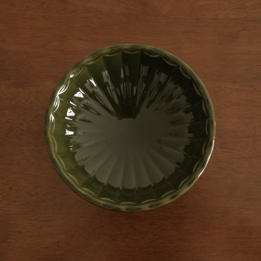 COLETTE Retro Ceramic Floral Pedestal Dish Plate Tea Stand Dessert Pastry Plate