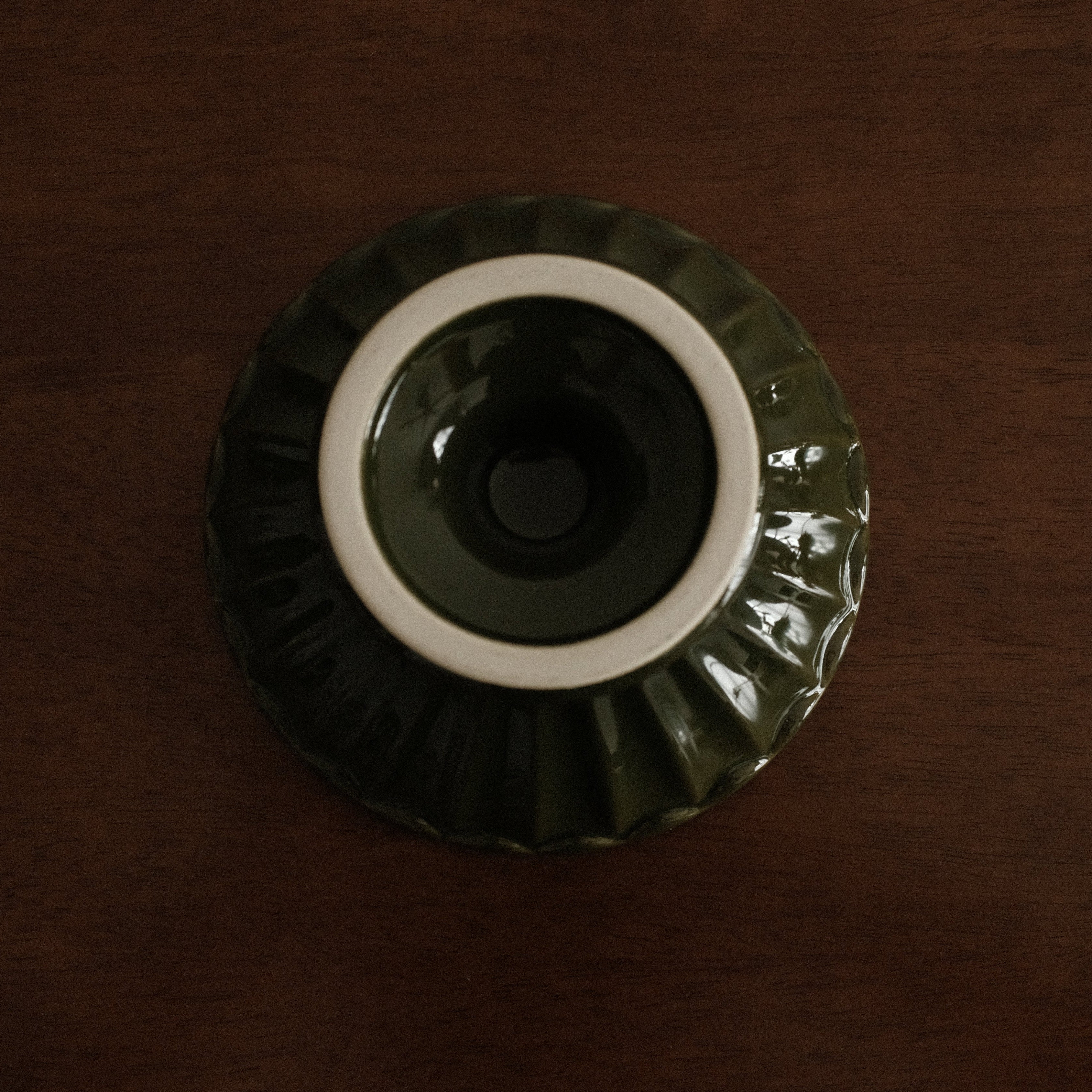 COLETTE Retro Ceramic Floral Pedestal Dish Plate Tea Stand Dessert Pastry Plate