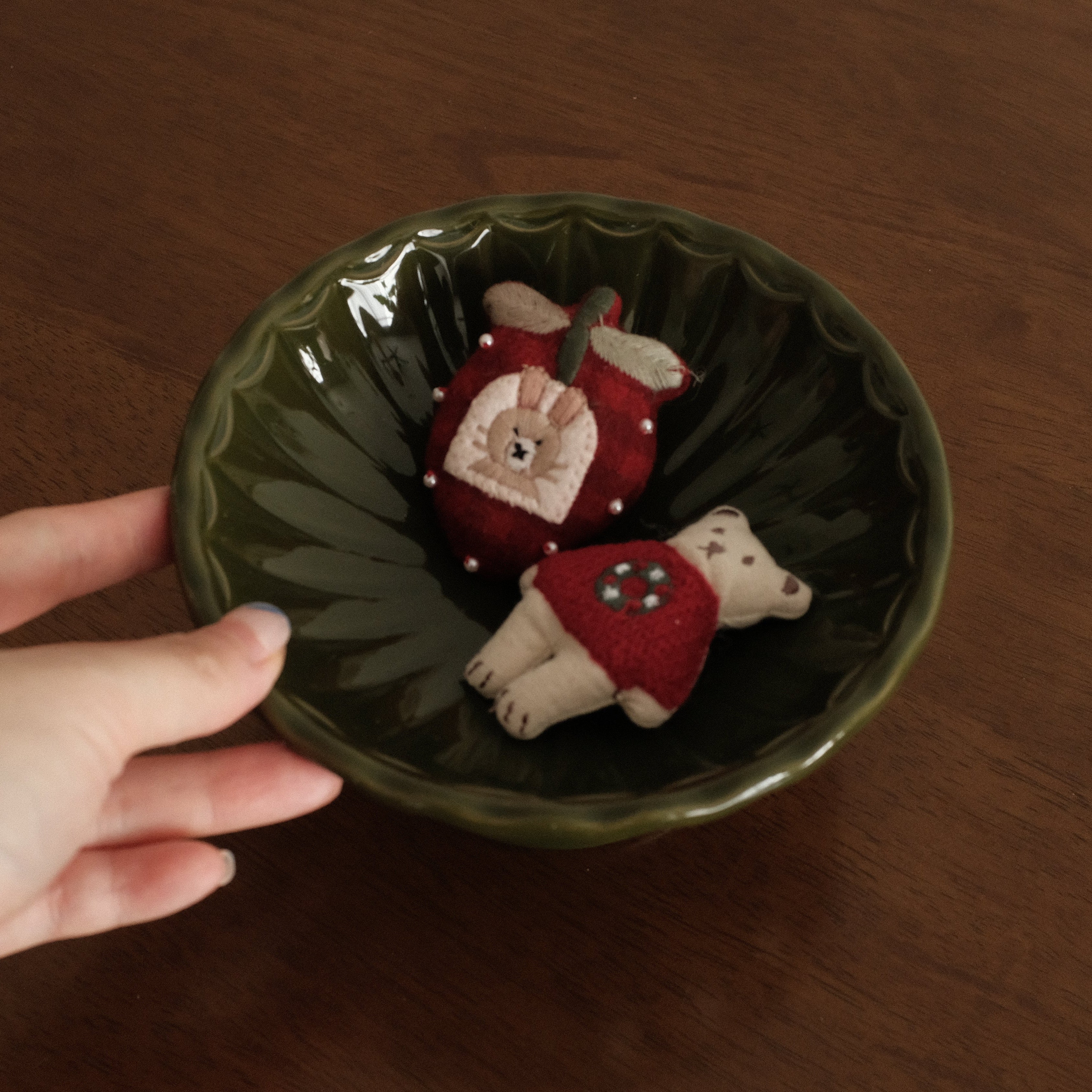 COLETTE Retro Ceramic Floral Pedestal Dish Plate Tea Stand Dessert Pastry Plate