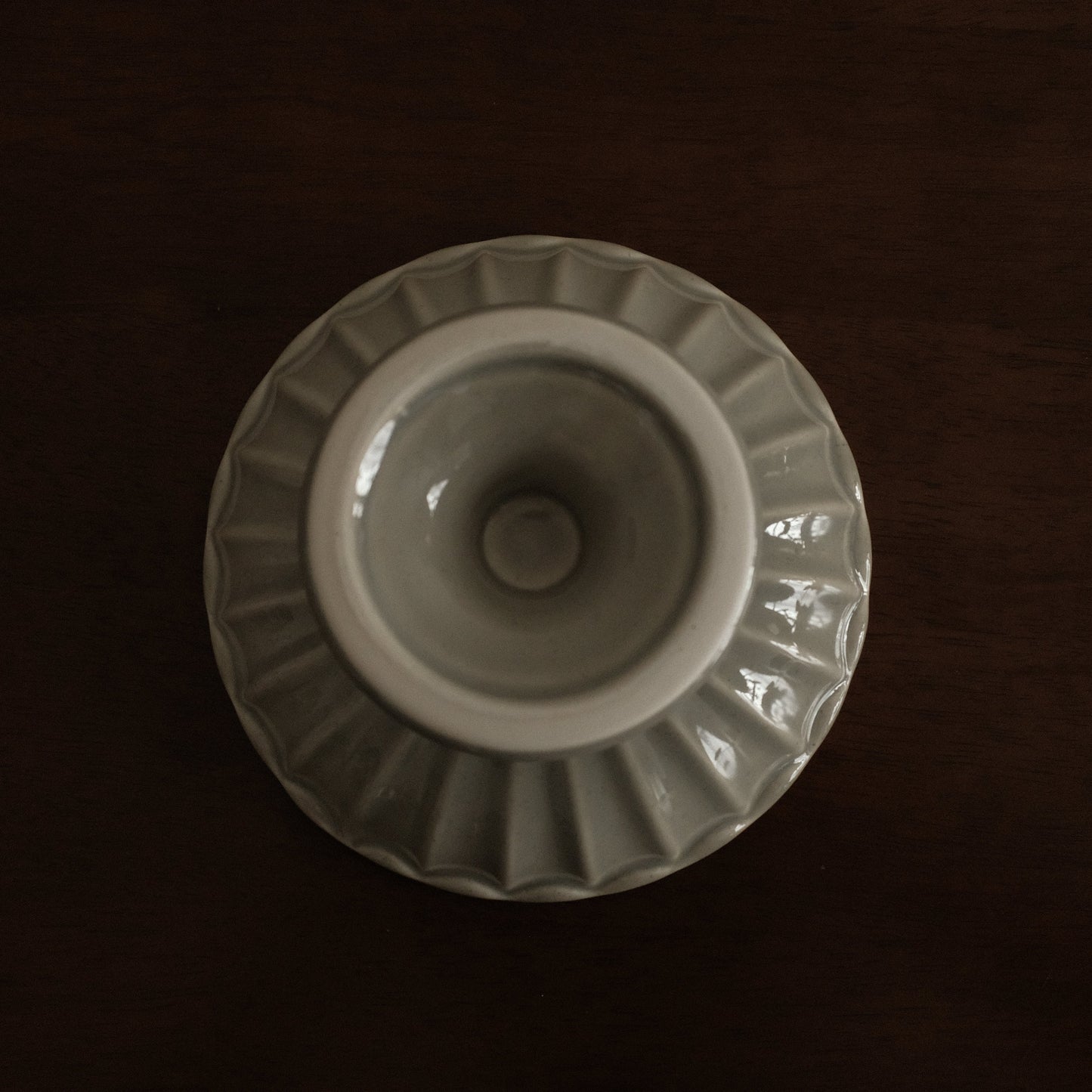 COLETTE Retro Ceramic Floral Pedestal Dish Plate Tea Stand Dessert Pastry Plate