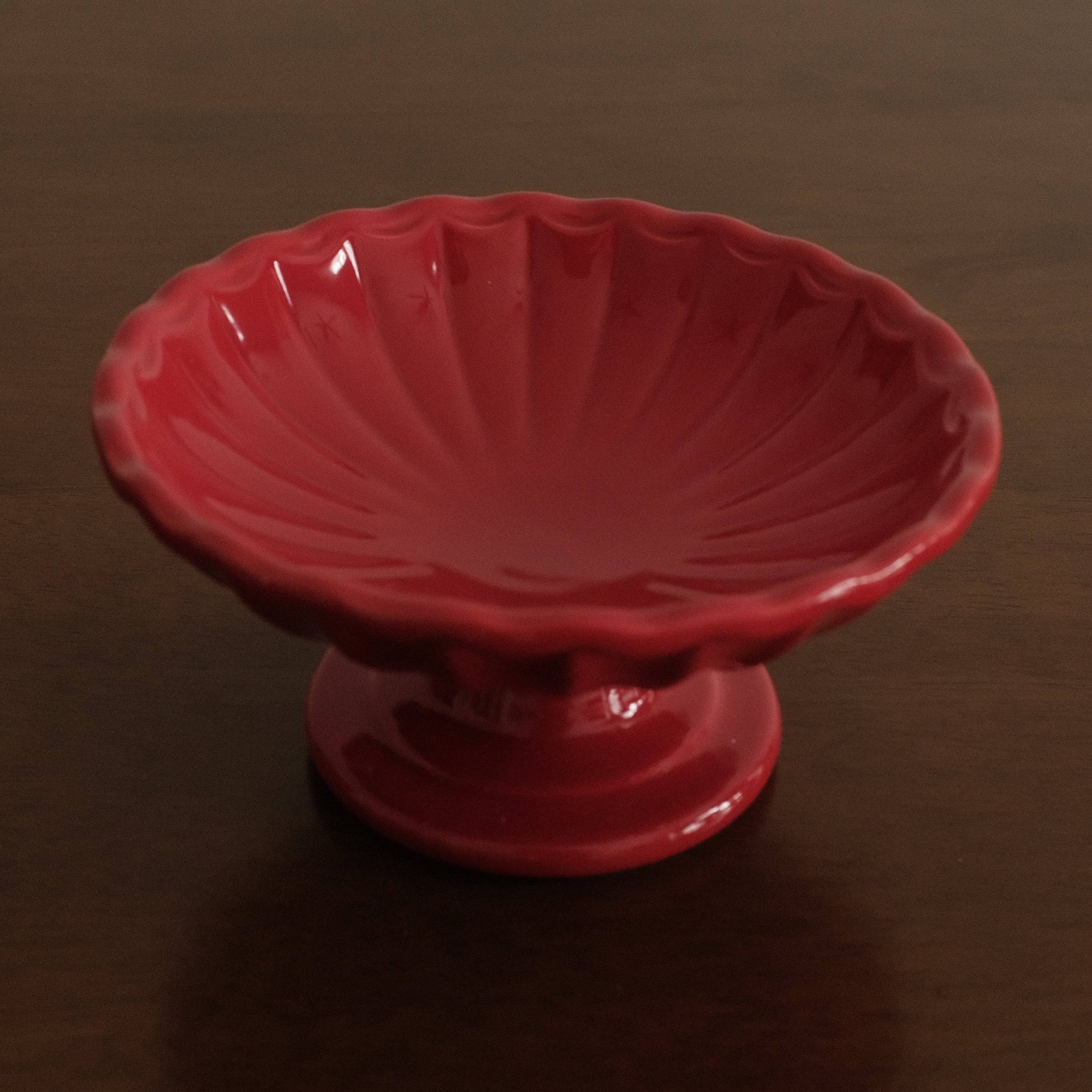 COLETTE Retro Ceramic Floral Pedestal Dish Plate Tea Stand Dessert Pastry Plate