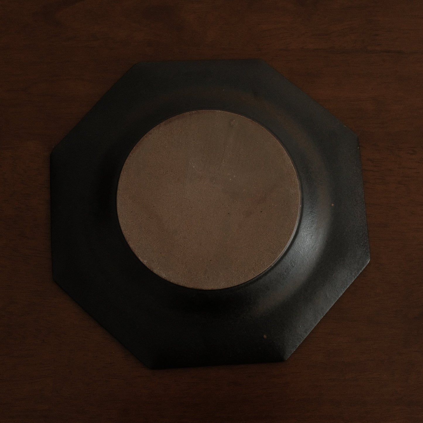 VIVIENNE French Retro Octagonal Dish Plate Ceramic Underglazed Powdered Glaze Stoneware