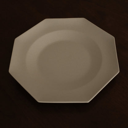 VIVIENNE French Retro Octagonal Dish Plate Ceramic Underglazed Powdered Glaze Stoneware