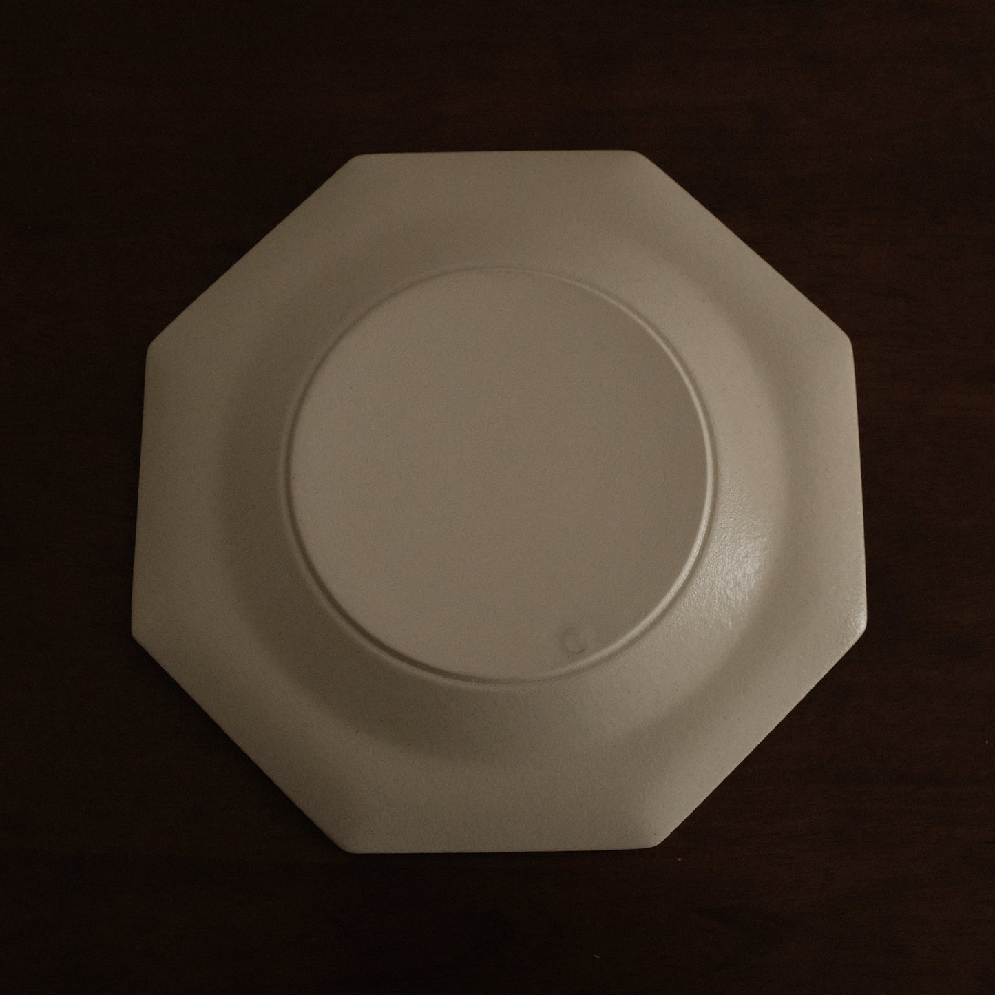 VIVIENNE French Retro Octagonal Dish Plate Ceramic Underglazed Powdered Glaze Stoneware