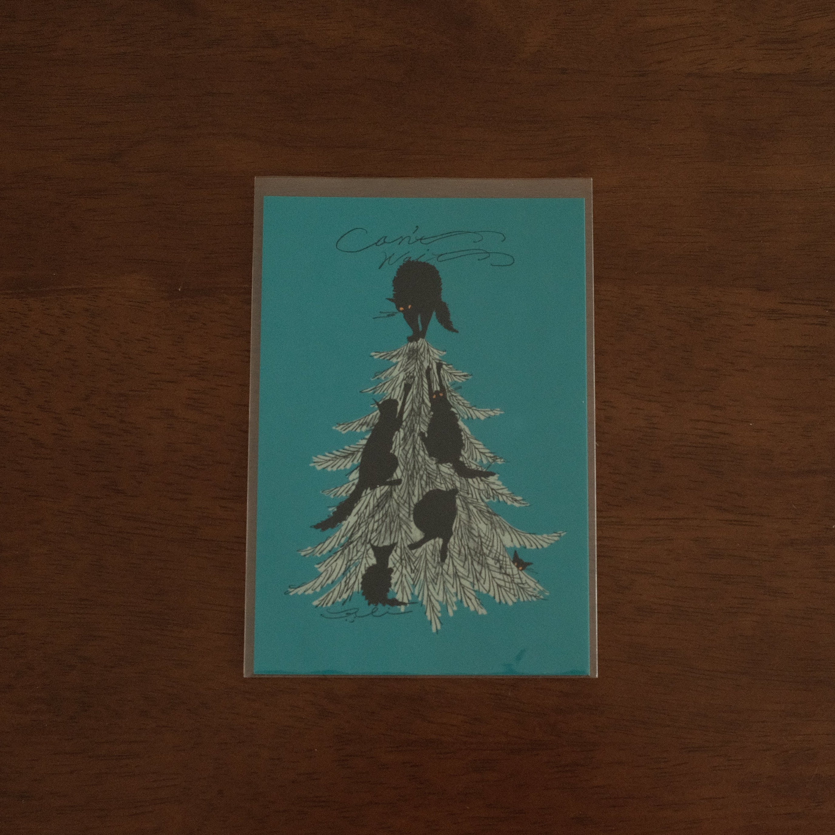 Kurahashi Rei Can't Wait for Christmas Postcard