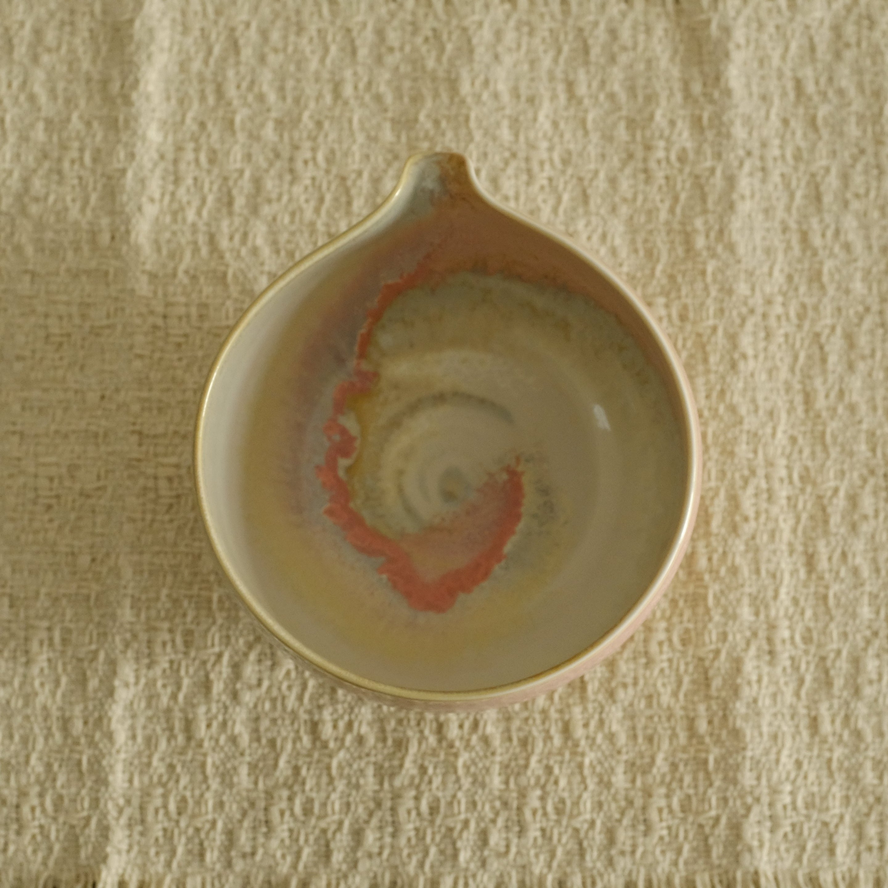 PG Handmade Rose Quartz Pink Sand Matte Glaze Katakuchi Chawan Matcha Bowl