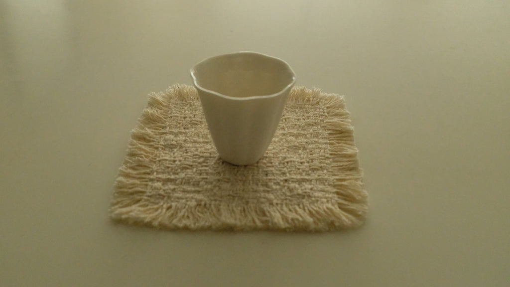 Atelier Cha Minimalistic White Porcelain Gong Fu Brew Tea Set Egg Shape Tea Pot Tea Cup Fairness Cup