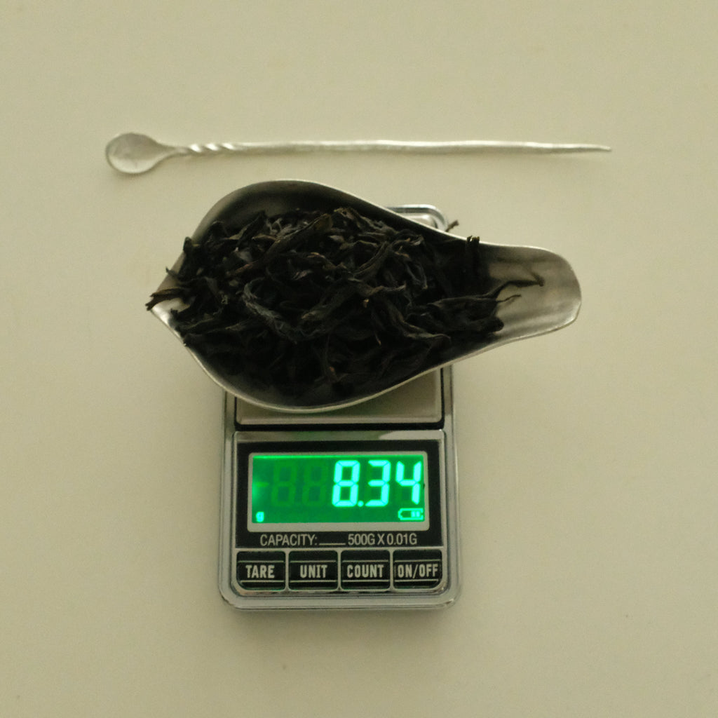 Atelier Cha Lotus Petal Silver White Tin Tea Scoop Tea Spoon 2 Piece Tea Accessories Set