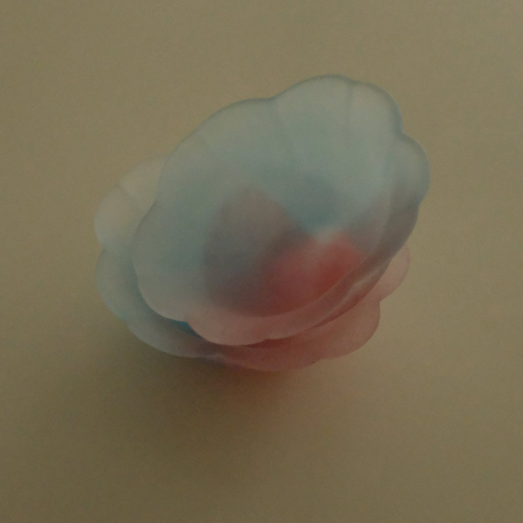 Aika Japan X Iwasawa Glass Honoka Handmade Small Edo Glass Bowl Cherry Blossom