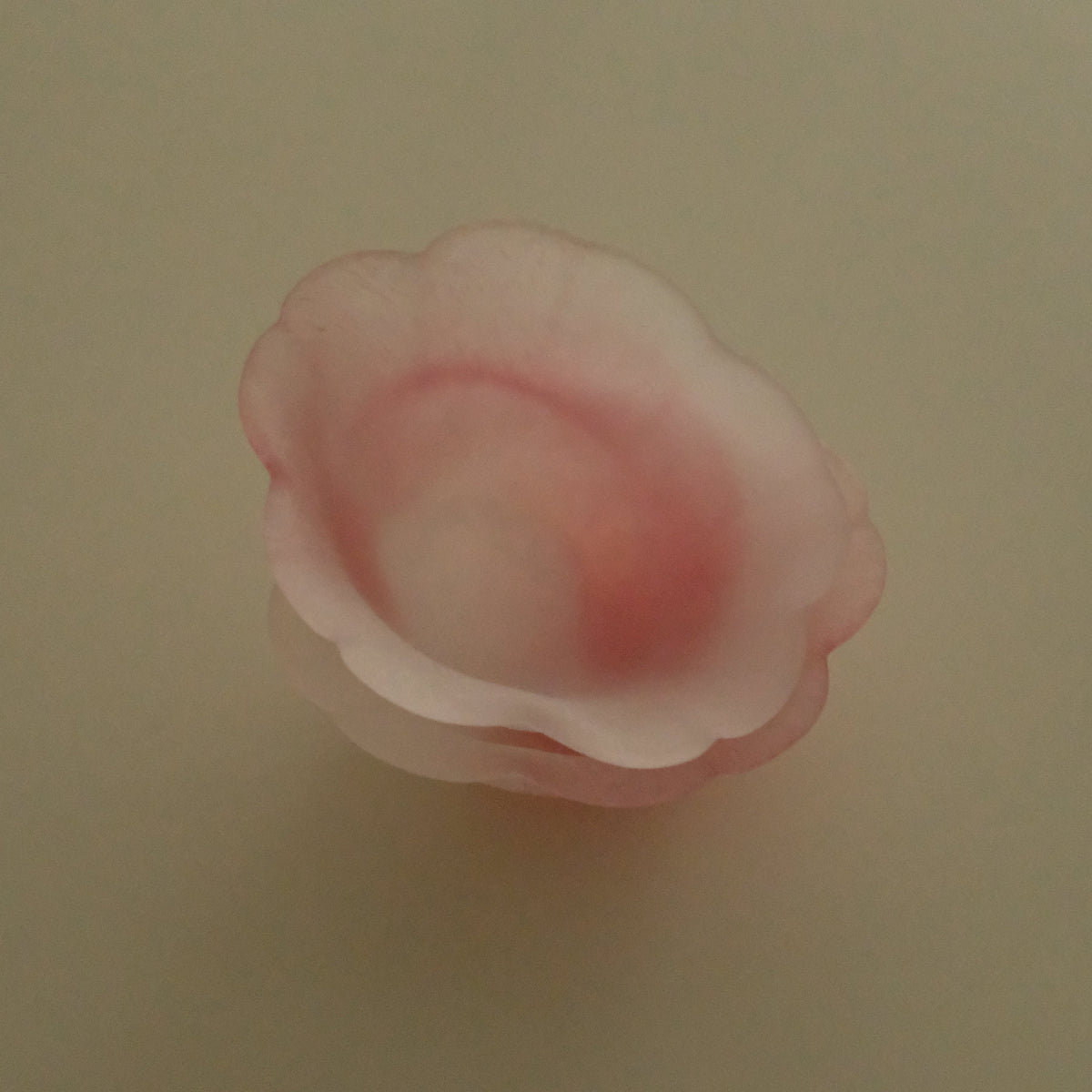 Aika Japan X Iwasawa Glass Honoka Handmade Small Edo Glass Bowl Cherry Blossom