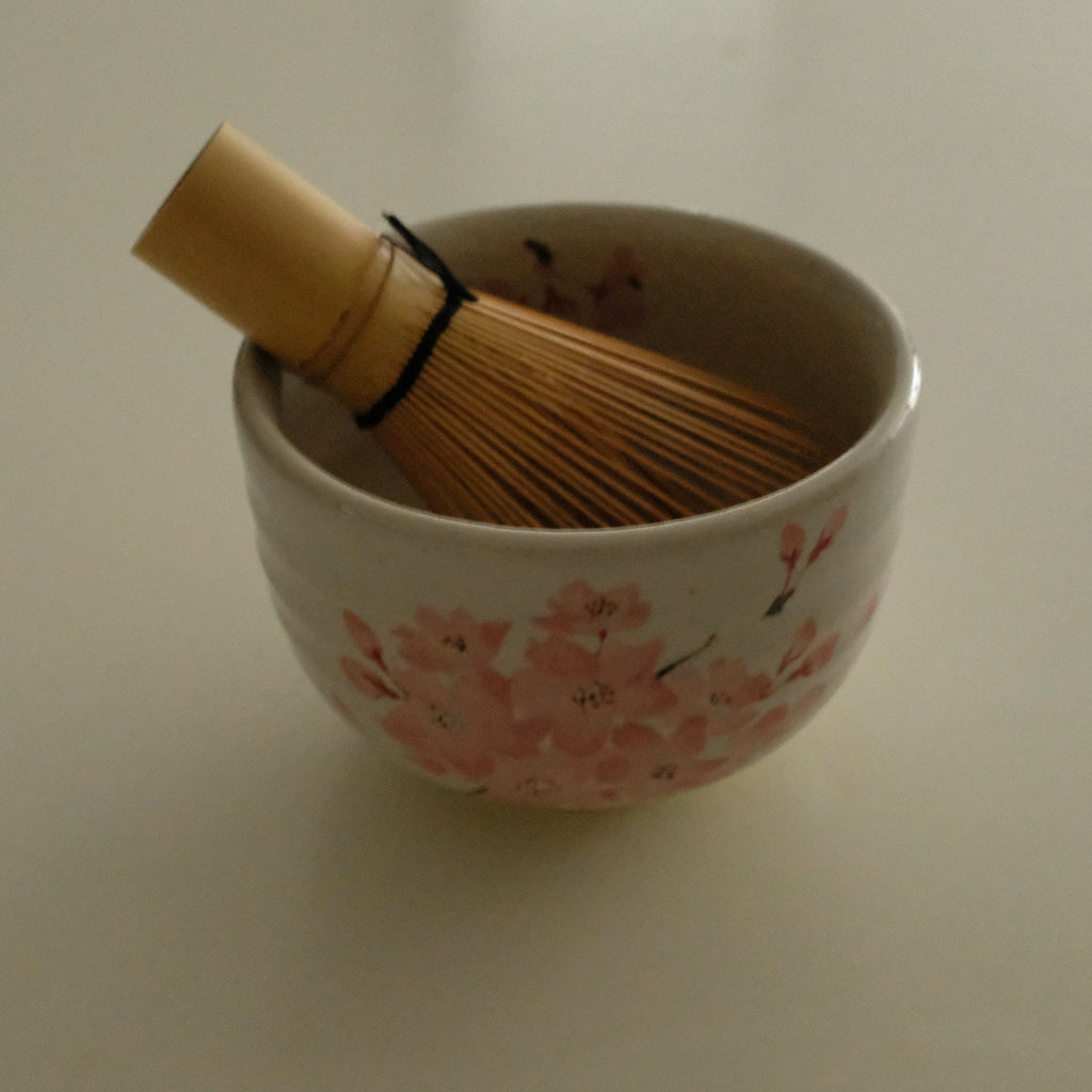 Maruyoshi Japan Hana Kanzashi Nodate Chawan Matcha Bowl Kiyomizuyaki