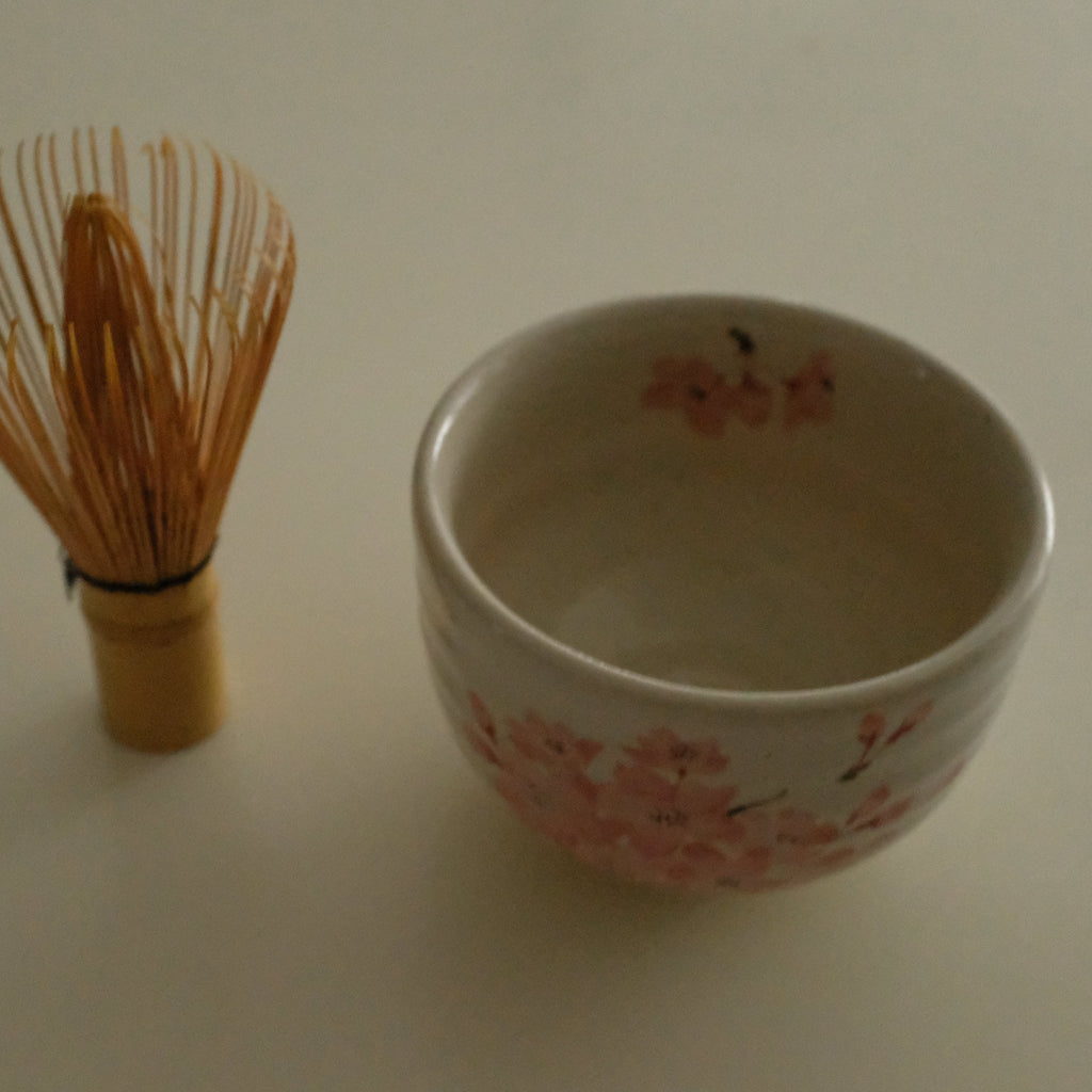 Maruyoshi Japan Hana Kanzashi Nodate Chawan Matcha Bowl Kiyomizuyaki