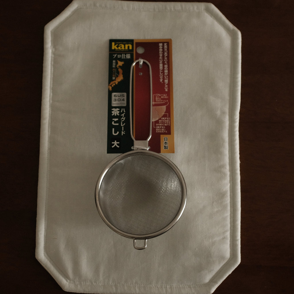 Kanda Japan SUS 304 18-8 Stainless Steel High Grade Matcha Powder Tea Strainer Large