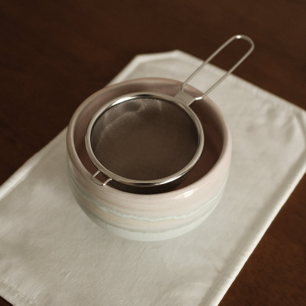 Kanda Japan SUS 304 18-8 Stainless Steel High Grade Matcha Powder Tea Strainer Large