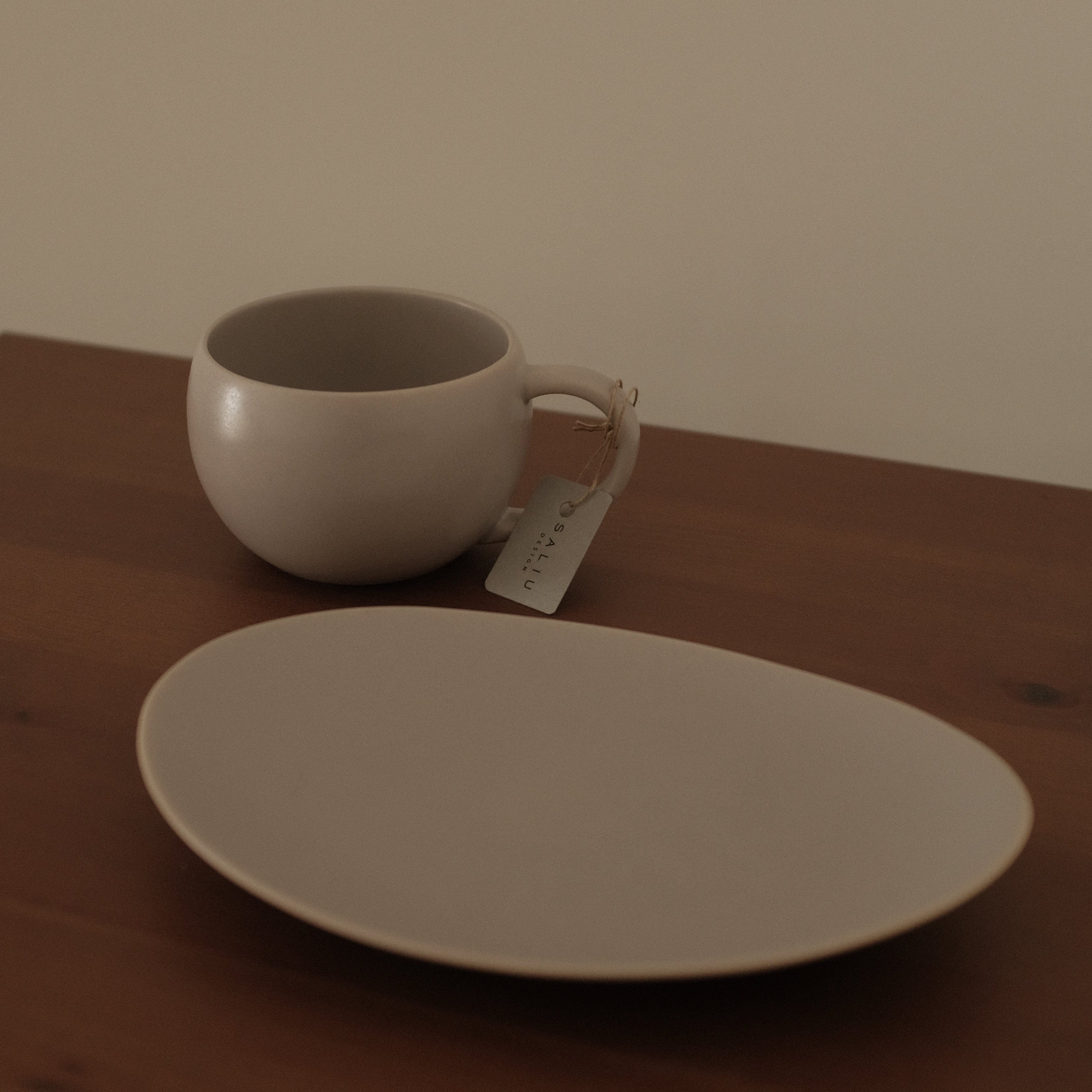 SALIU JAPAN Yui Mug and Tea Plate Gift Set Minoware