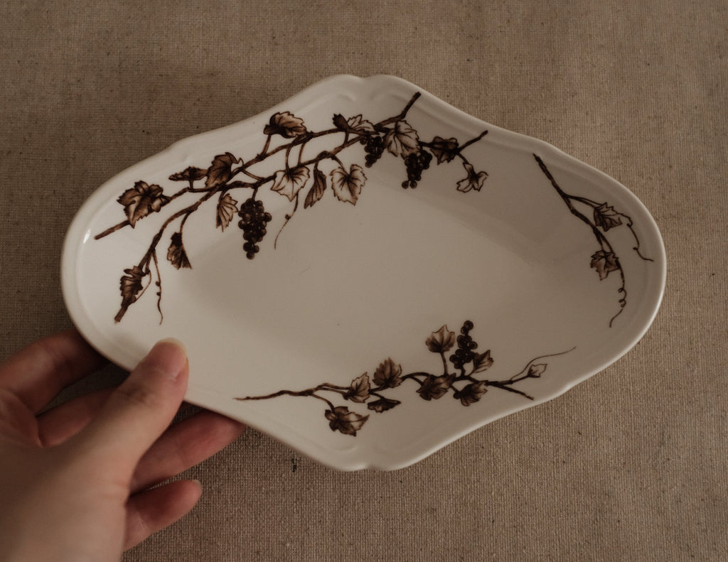 Studio M' Japan Vigne Plate Brown