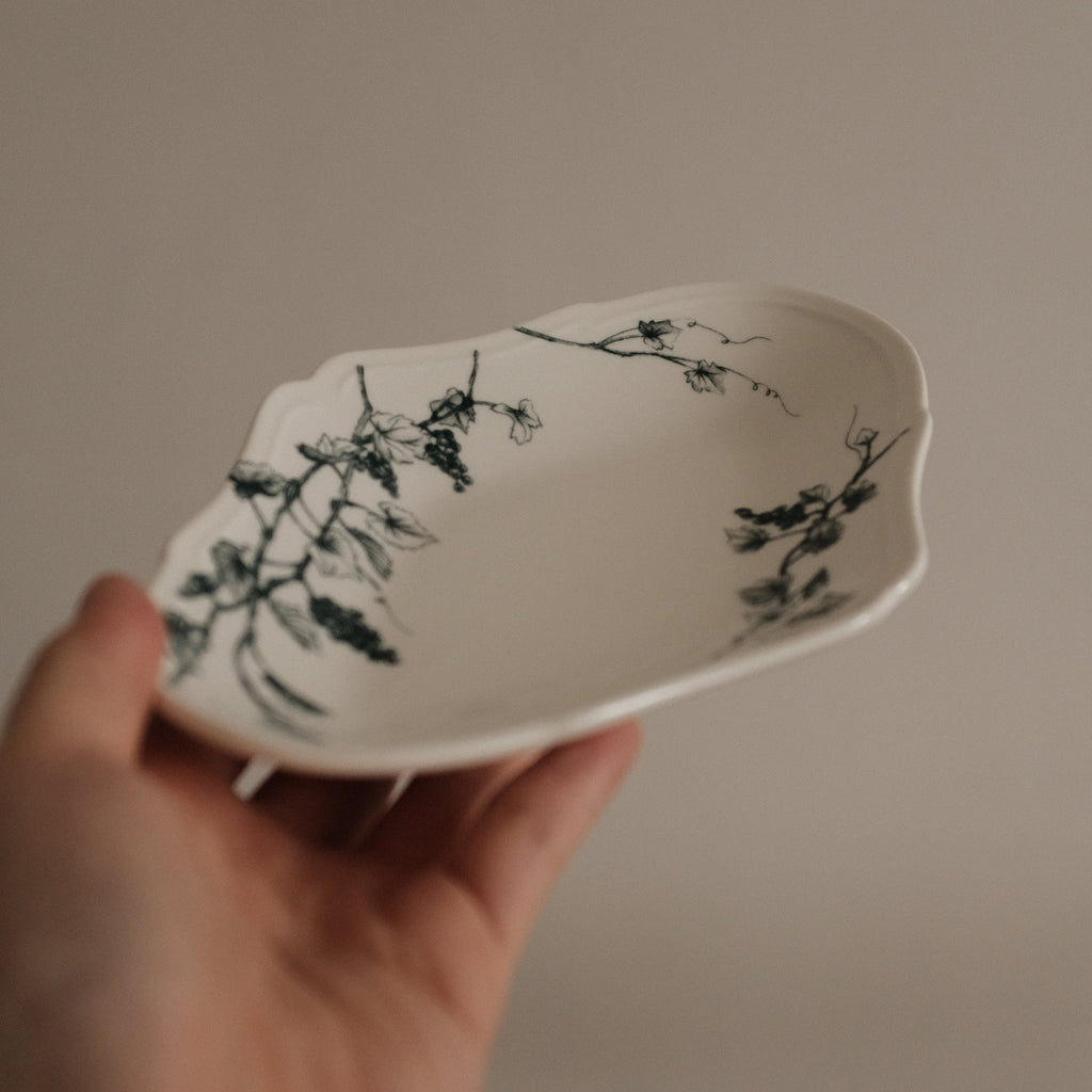 Studio M' Japan Vigne Plate Blue