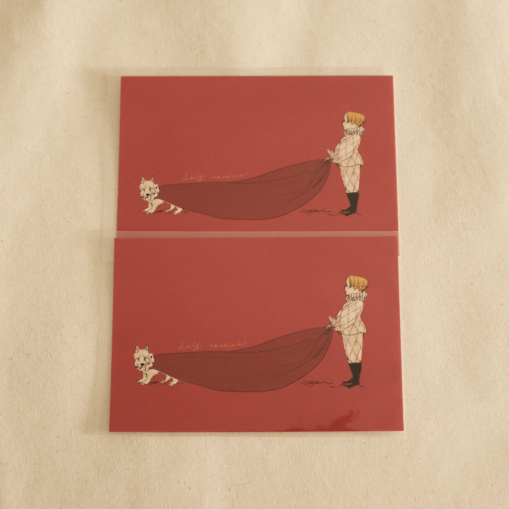 Kurahashi Rei Daily Routine Walking Postcard