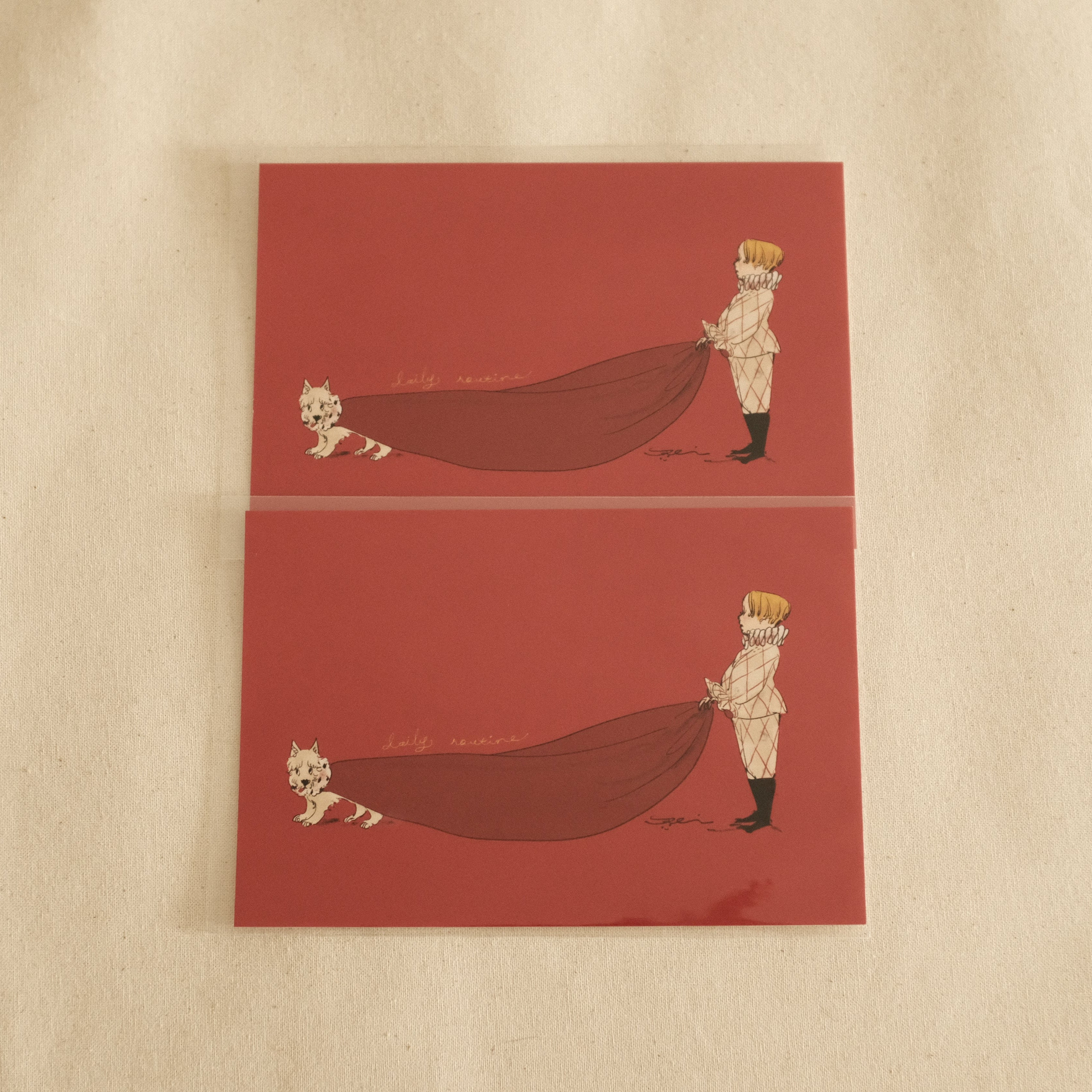 Kurahashi Rei Daily Routine Walking Postcard