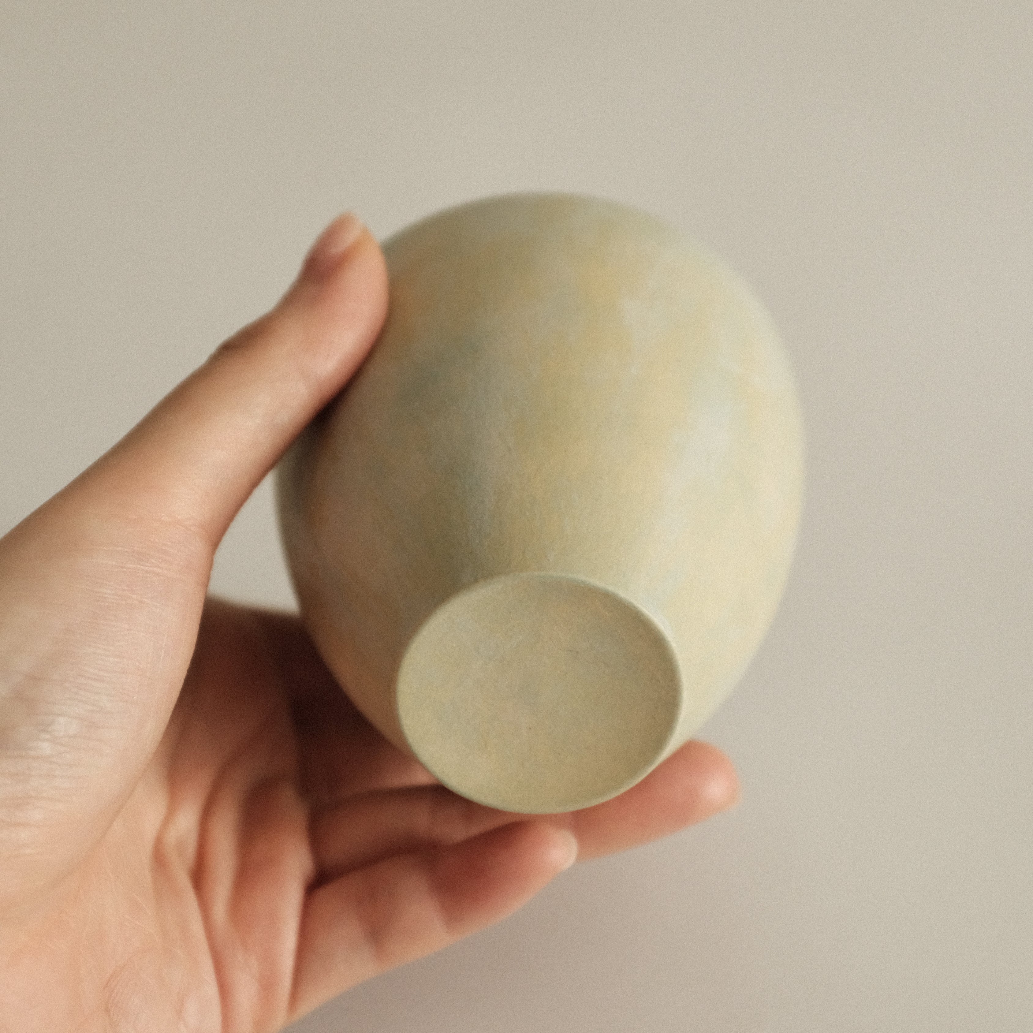 Makoto Saito Palette Green Yellow Tall Cup