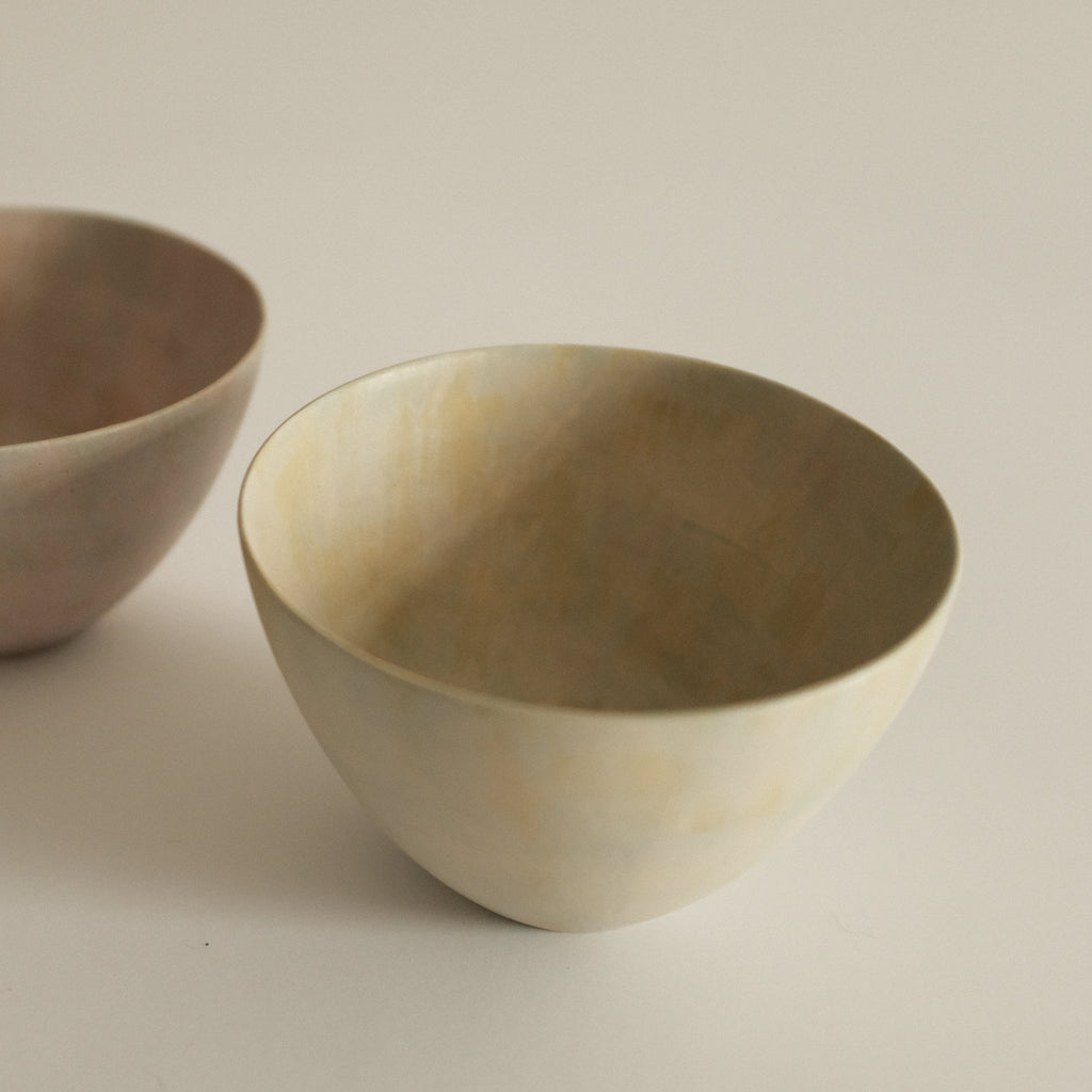 Makoto Saito Palette Green Yellow Round Cup