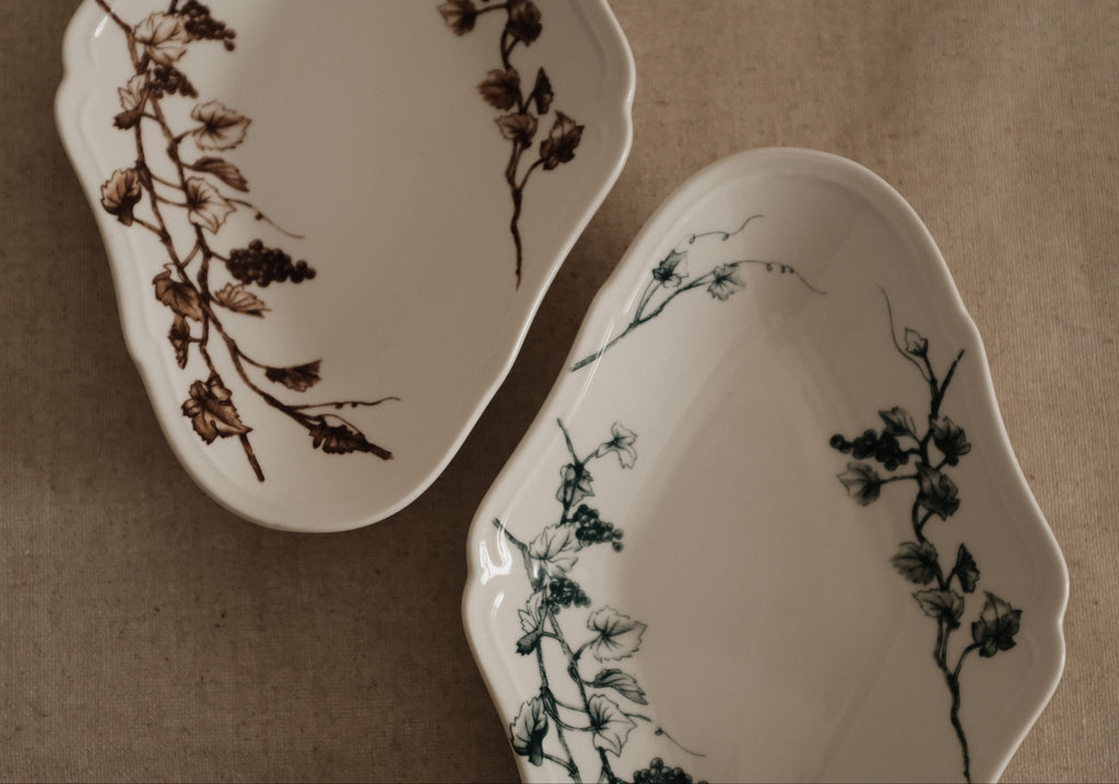 Studio M' Japan Vigne Plate Brown