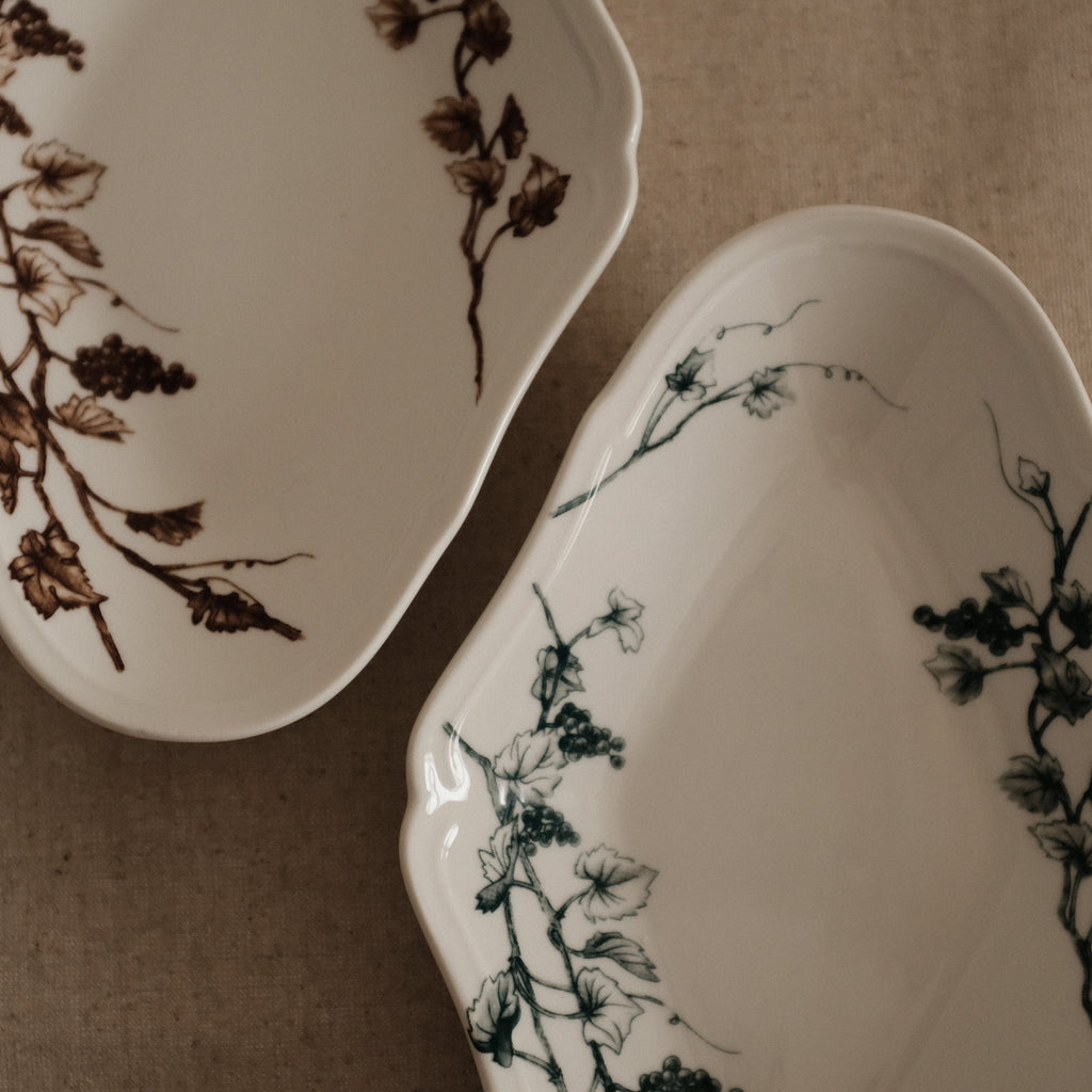 Studio M' Japan Vigne Plate Blue