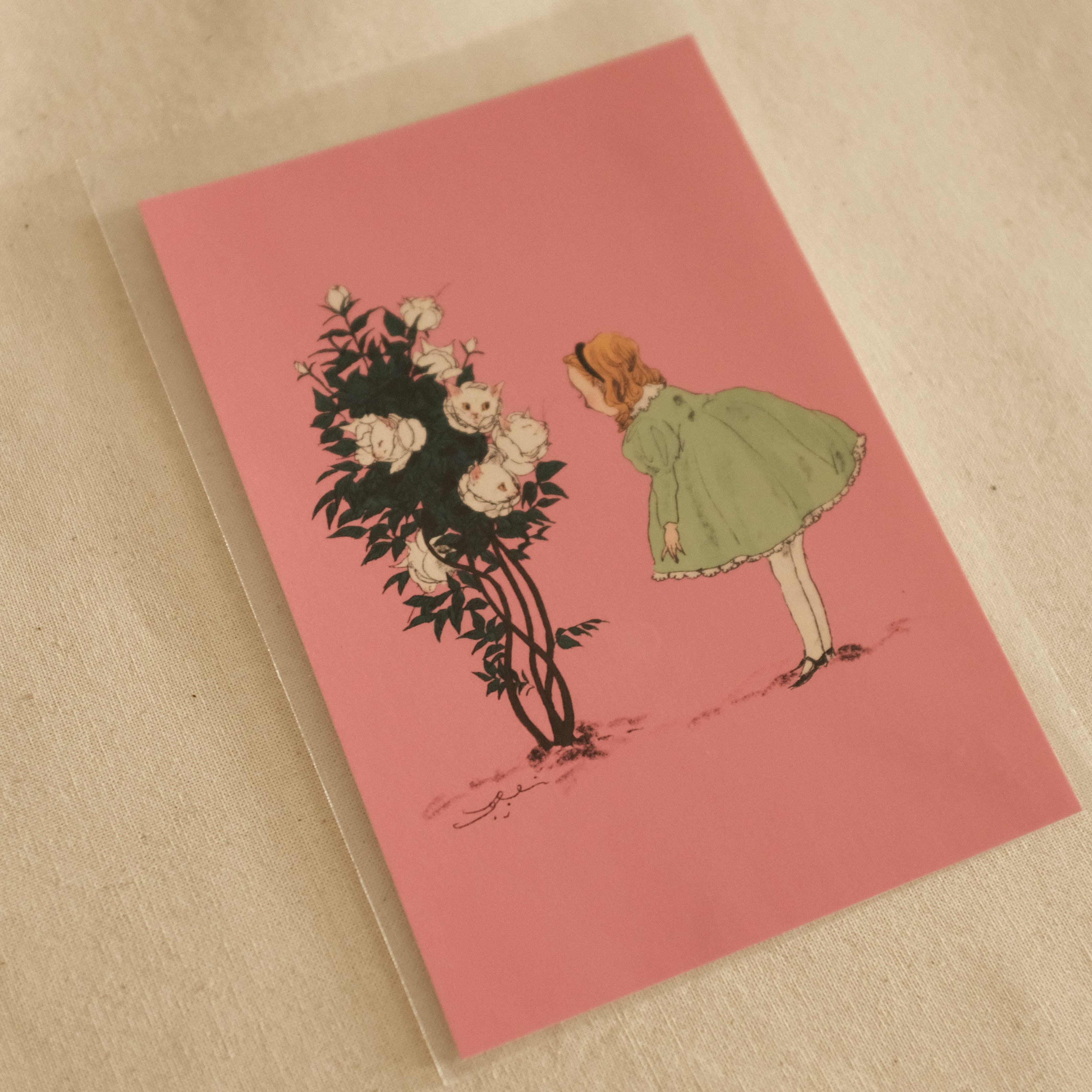 Kurahashi Rei Talk to Me Postcard