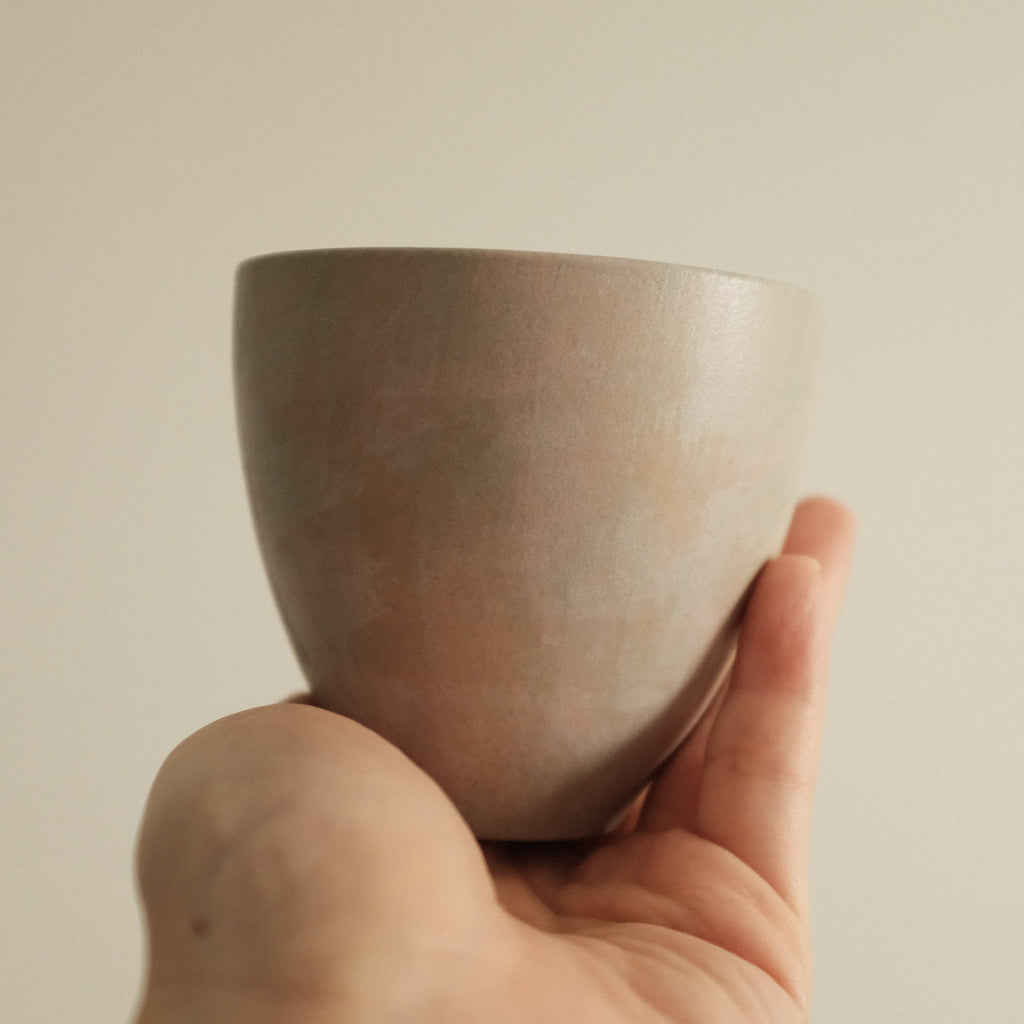 Makoto Saito Palette Pink Blue Tall Cup