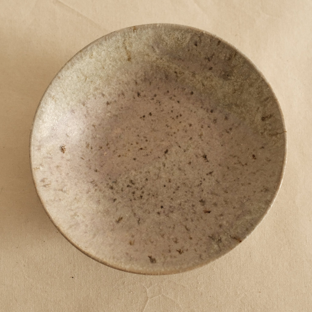 Suzuki Mikumo Spring Soft Pink Green Ceramic Deep Plate