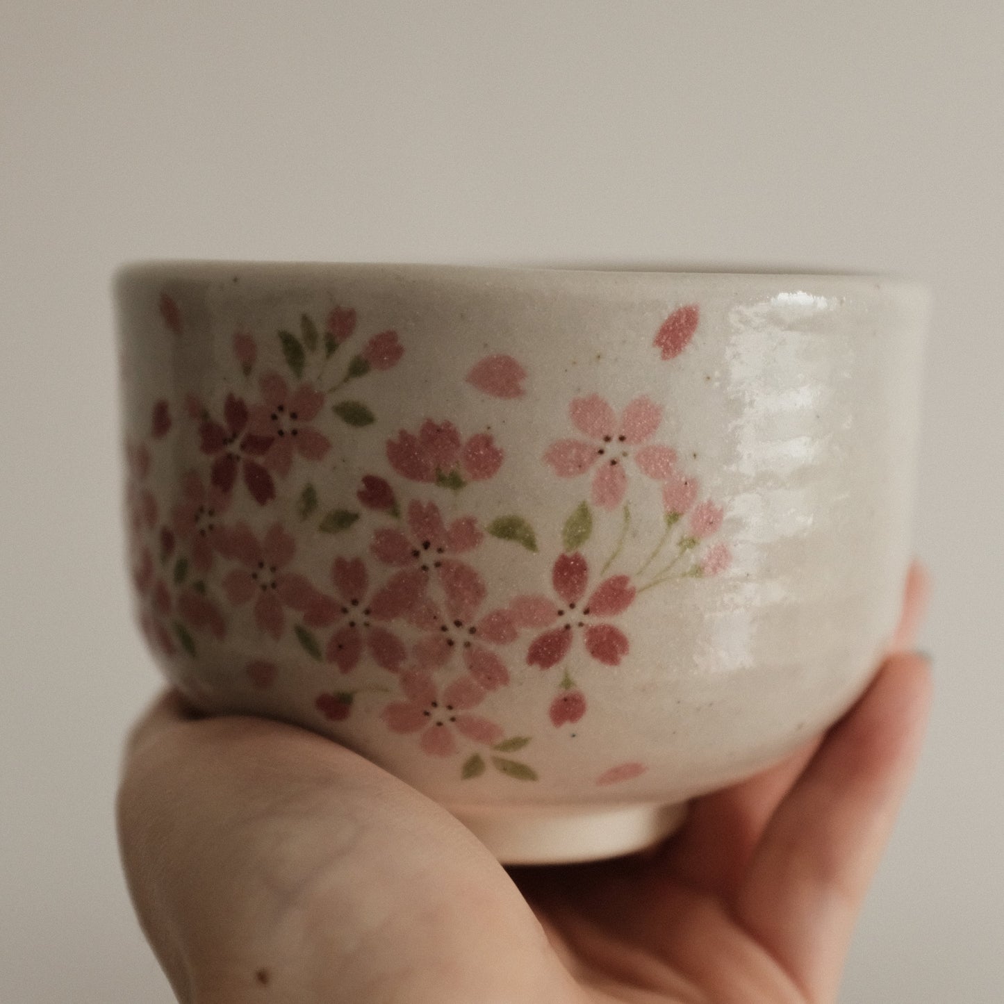 Hatsuichi Japan Cherry Blossom Pink Nodate Chawan Matcha Bowl Tea Bowl Japan Minoware