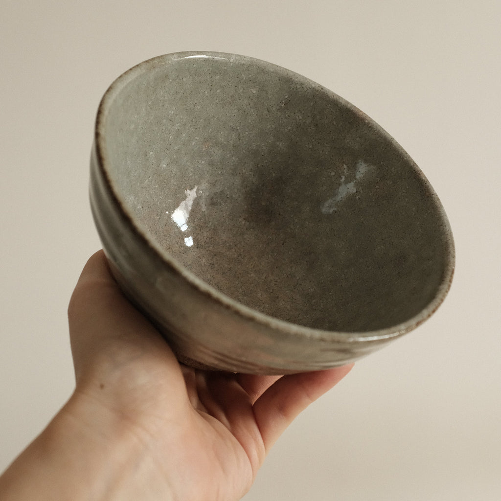 Maruyoshi Japan Jade Blue Kohiki Glaze Chawan Matcha Bowl Minoware